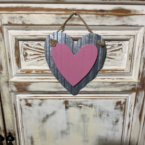 Hand Crafted Other - Galvanized Heart, Rustic Heart, Valentine’s Day Decor, Home Decor